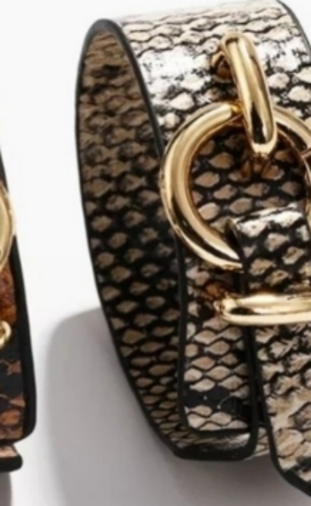 Snake print wrist cuff - Picture 2 of 3